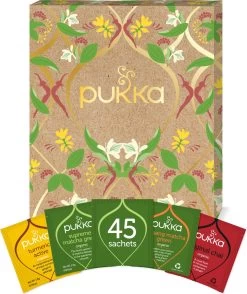 Pukka Active Kruidenthee Geschenkdoos - 5 Blends Biologische Kruidenthee, Ook Leuk Als Verjaardagscadeau - 45 Zakjes - Theedoos - GB-BIO-05 -Eten En Drinken 1009x1200 1