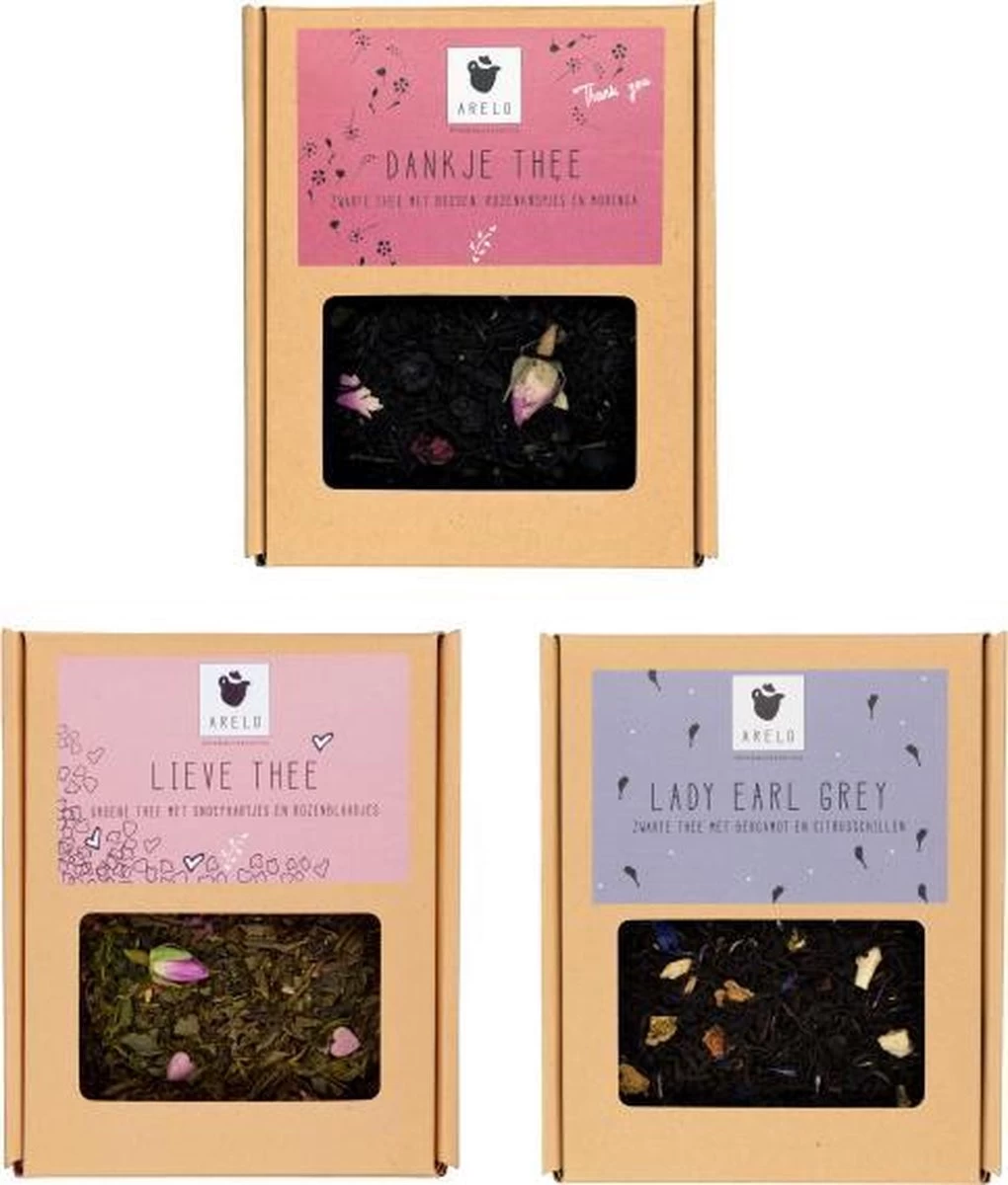 Losse Thee - Pakket - Cadeau - Bedankt 5 Losse Thee - Pakket - Cadeau - Bedankt - Afbeelding 3