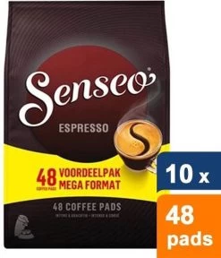 Senseo Espresso Koffiepads - 10 X 48 Stuks 5 Senseo Espresso Koffiepads - 10 X 48 Stuks -Eten En Drinken 1028x1200