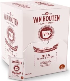 Van Houten Chocolademelk Sticks - 100 X 23 Gram