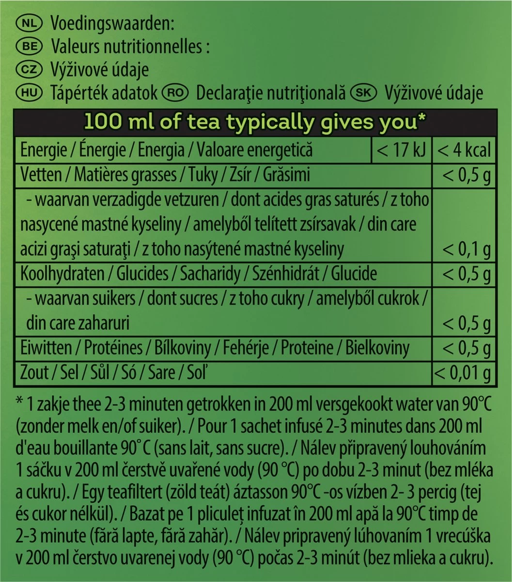 Lipton Intense Mint Groene Thee, Met De Verfrissende Smaak Van Groene Thee En Echte Muntblaadjes - 4 X 20 Zakjes - PL-EKO-03 6 Lipton Intense Mint Groene Thee, Met De Verfrissende Smaak Van Groene Thee En Echte Muntblaadjes - 4 X 20 Zakjes - PL-EKO-03 - Afbeelding 4