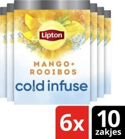 Lipton Cold Infuse Rooibos & Mango, Smaak Voor Koud Water Zonder Suiker En Calorieën - 6 X 10 Zakjes - NL-BIO-01 12 Lipton Cold Infuse Rooibos & Mango, Smaak Voor Koud Water Zonder Suiker En Calorieën - 6 X 10 Zakjes - NL-BIO-01 -Eten En Drinken 1077x1200 2