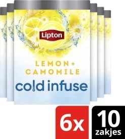 Lipton Cold Infuse Lemon & Camomile, Smaak Voor Koud Water Zonder Suiker En Calorieën - 6 X 10 Zakjes - NL-BIO-01 12 Lipton Cold Infuse Lemon & Camomile, Smaak Voor Koud Water Zonder Suiker En Calorieën - 6 X 10 Zakjes - NL-BIO-01 -Eten En Drinken 1077x1200 3