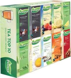 Pickwick Thee | Multipack Original 10x25 Zakjes | Assortibox