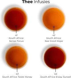 Soolong South Africa Nr40 Rooibos Cadeau Of Proefpakket Met Vier Luxe Theeen - Losse Rooibos & Honeybush - Ideaal Als Relatiegeschenk, Proeverij Of Met Valentijnsdag - Assortiment 4stuks -Eten En Drinken 1102x1200