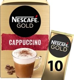 Nescafé Gold Cappuccino Oploskoffie - Ongezoet - 6 Doosjes à 10 Zakjes -Eten En Drinken 1110x1200 1