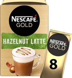 Nescafé Gold Hazelnoot Latte Oploskoffie - 6 Doosjes à 8 Zakjes -Eten En Drinken 1111x1200 3