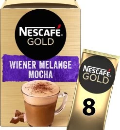 Nescafé Gold Wiener Melange Mocha Oploskoffie - 6 Doosjes à 8 Zakjes -Eten En Drinken 1111x1200 6