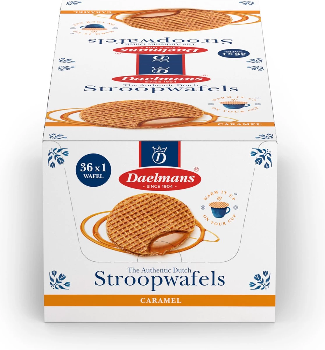 Daelmans Jumbo Stroopwafels - 36 X 1 Stuks (per Stuk Verpakt) - 39 Gram Per Koek 3 Daelmans Jumbo Stroopwafels - 36 X 1 Stuks (per Stuk Verpakt) - 39 Gram Per Koek