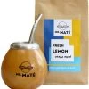 Yerba Mate Starterspakket Compleet - Traditionele Kalebas + Bombilla - Citroen Munt Yerba Mate 150g -Eten En Drinken 1149x1200