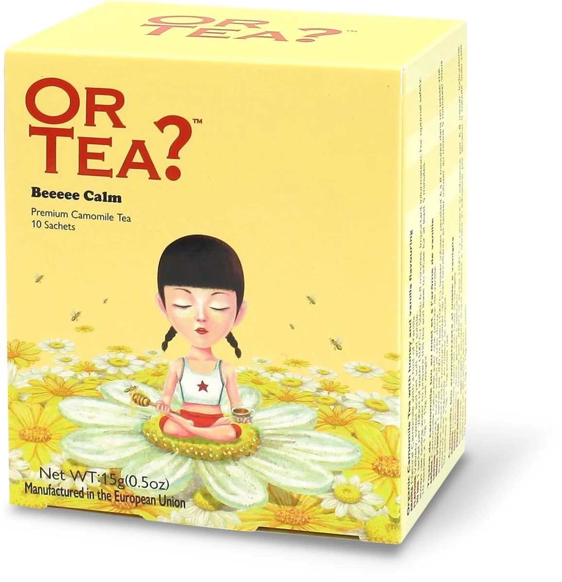 Or Tea? Beeeee Calm - 10 Builtjes 10-sachets Box 10 Zakjes Camomile Kamille Thee 3 Or Tea? Beeeee Calm - 10 Builtjes 10-sachets Box 10 Zakjes Camomile Kamille Thee