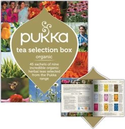 Pukka Original Kruidenthee Geschenkdoos - 9 Blends Biologische Kruidenthee, Ook Leuk Als Verjaardagscadeau - 45 Zakjes - Theedoos - GB-BIO-05 -Eten En Drinken 1163x1200