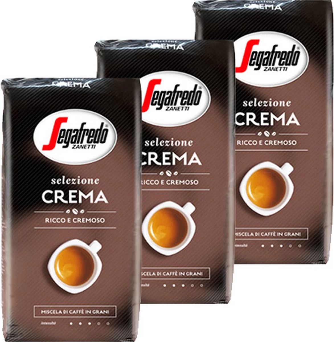 Segafredo Selezione Crema - Koffiebonen - 3 X 1 Kg 3 Segafredo Selezione Crema - Koffiebonen - 3 X 1 Kg