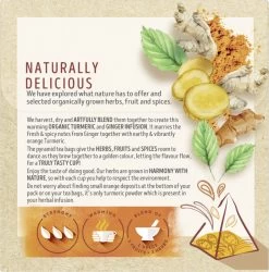 Lipton Turmeric & Ginger Kruidenthee, Met De Vurige, Verwarmende Smaak Van Gember En Kurkuma - 4 X 20 Zakjes - PL-EKO-03 -Eten En Drinken 1187x1200