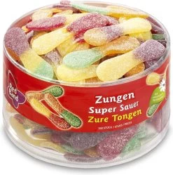 Red Band Zure Tongen 1 Pot à 100 Stuks Snoep - Zacht Snoep - Zure Winegums Met Fruitsmaak -Eten En Drinken 1189x1200 4