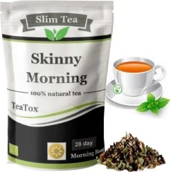 Slim Teatox - 28 Dagen Afslank En Detox Kuur - Optimaal Gewichtsverlies - 2 Soorten Natuurlijke Thee -Eten En Drinken 1191x1200 1