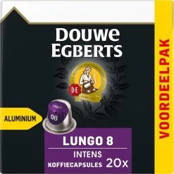 Douwe Egberts Lungo Intens Koffiecups - Intensiteit 8/12 - 10 X 20 Capsules -Eten En Drinken 1198x1200 1