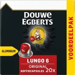 Douwe Egberts Lungo Original Koffiecups - Intensiteit 6/12 - 10 X 20 Capsules -Eten En Drinken 1198x1200 3