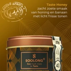 Soolong South Africa Nr40 Rooibos Cadeau Of Proefpakket Met Vier Luxe Theeen - Losse Rooibos & Honeybush - Ideaal Als Relatiegeschenk, Proeverij Of Met Valentijnsdag - Assortiment 4stuks -Eten En Drinken 1199x1200