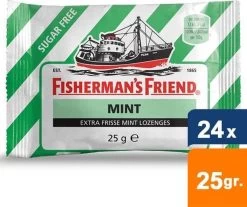 Fisherman's Friend Menthol Zuigtabletten Munt - 24 X 25g Zakjes 7 Fisherman's Friend Menthol Zuigtabletten Munt - 24 X 25g Zakjes -Eten En Drinken 1200x1008 1