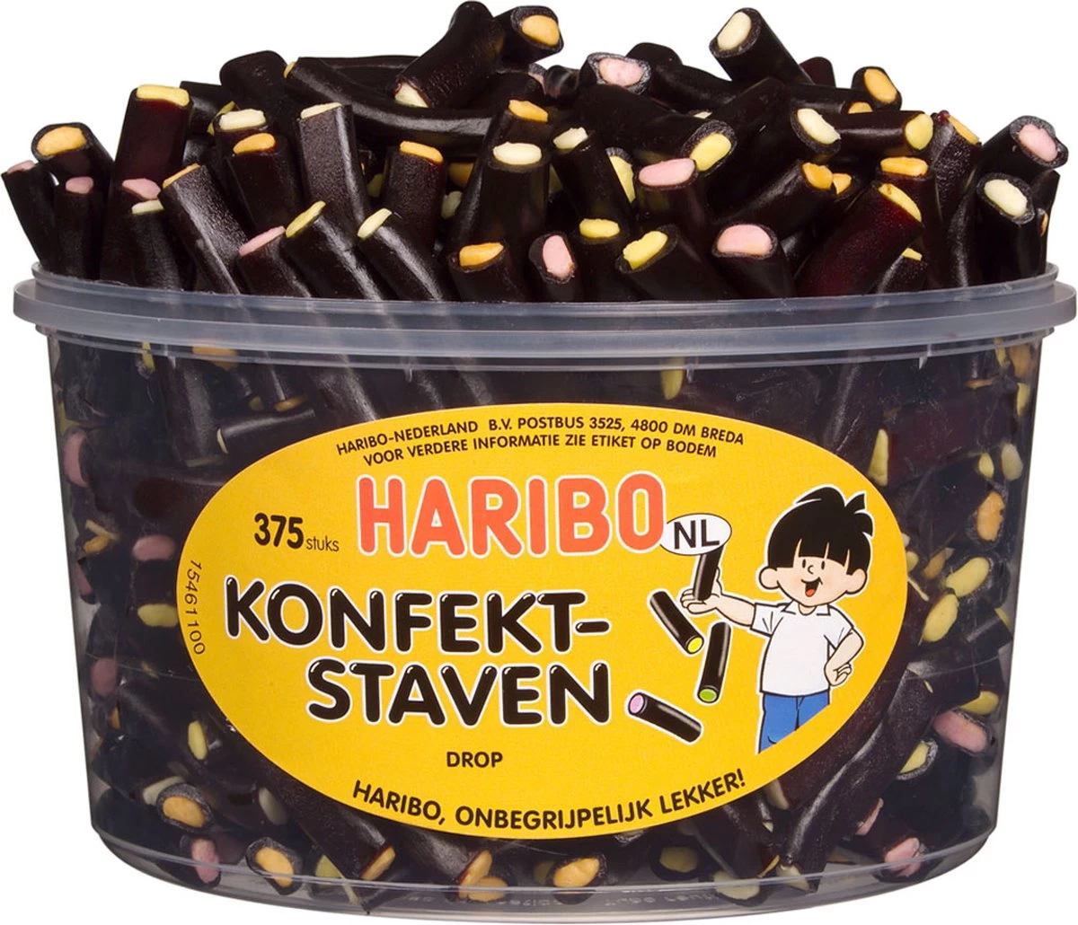 Haribo Konfekstaven - 150 Stuks 7 Haribo Konfekstaven - 150 Stuks - Afbeelding 5