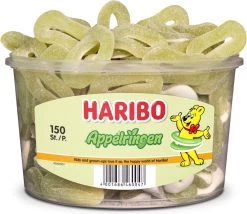 Haribo Appelringen - 150 Stuks