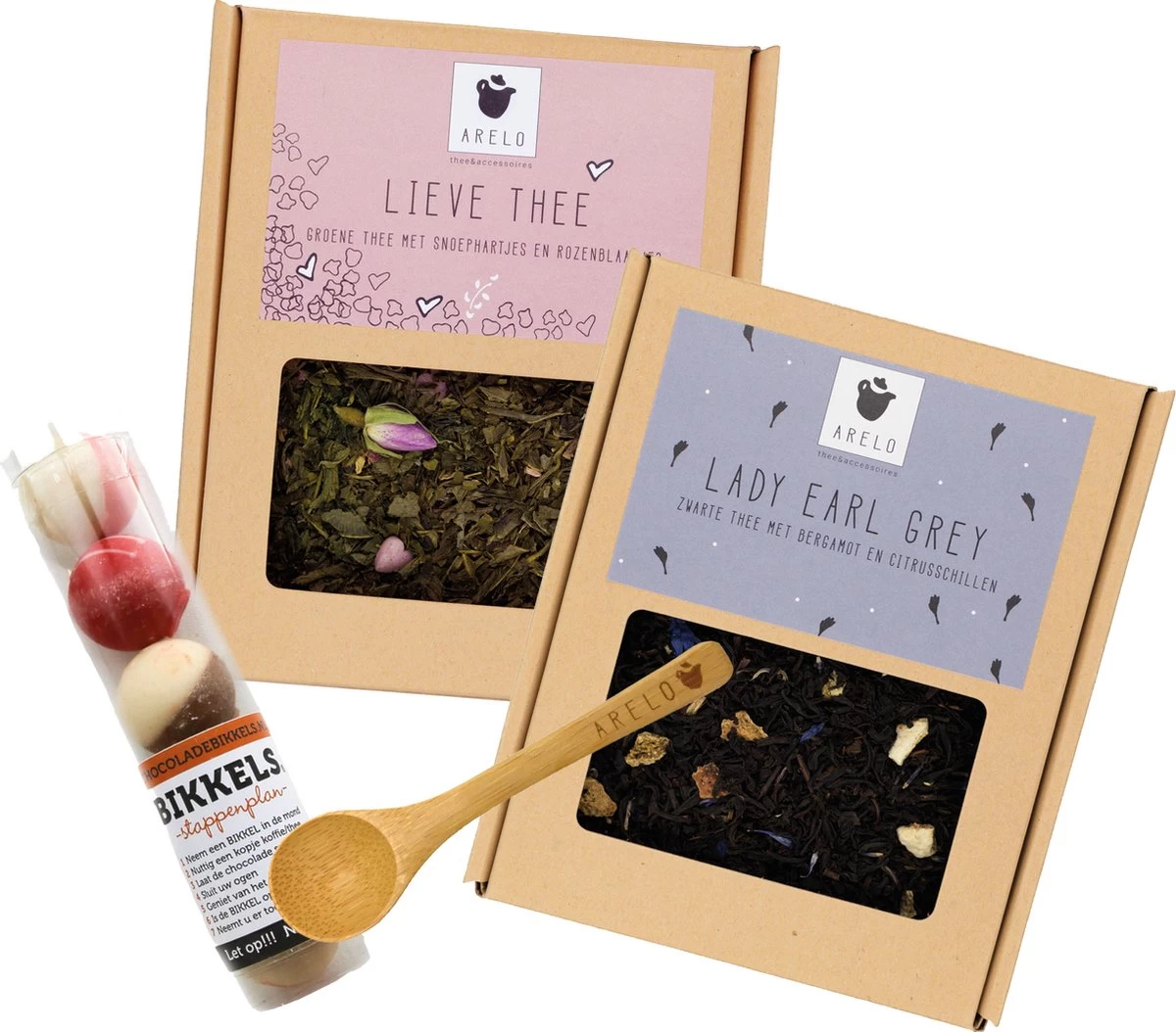 Thee Cadeau - Thee Pakket - Chocolade 3 Thee Cadeau - Thee Pakket - Chocolade