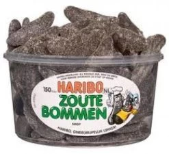 Haribo VEGGIE Zoute Bommen - 150 Stuks