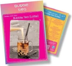 Geschenkdoos Bubble Tea - Bubble Tea Starters Kit - Maak Je Eigen Bubble Tea -Eten En Drinken 1200x1098