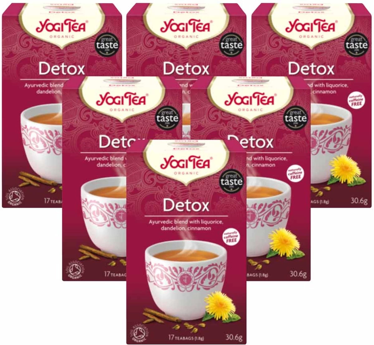 Yogi Tea Detox Voordeelverpakking 4 Yogi Tea Detox Voordeelverpakking - Afbeelding 2