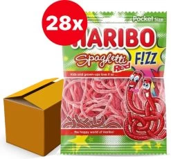 Haribo Zure Spaghetti Rood - 28 X 70gr