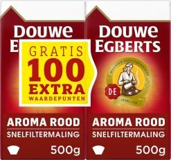 Douwe Egberts Aroma Rood Filterkoffie - Dubbelpak 6 X 1000 Gram -Eten En Drinken 1200x1121
