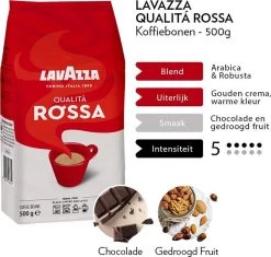 Lavazza Qualita Rossa Koffiebonen - 500 Gram X6 -Eten En Drinken 1200x1144 1