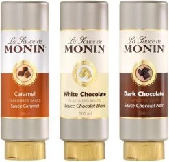 Monin Dessert Topping Dark Chocolate - 50 Cl -Eten En Drinken 1200x1146 1
