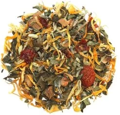 Merkloos Theeselectie Kruidenthee - Losse Thee Proefpakket - Losse Kruidenthee - Verse Thee - 4 X 25 Gram -Eten En Drinken 1200x1146