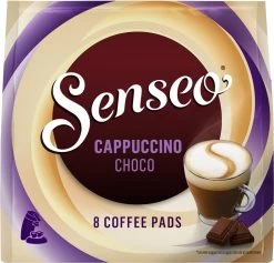 Senseo Cappuccino Choco Koffiepads - 2/9 Intensiteit - 4 X 8 Pads 18 Senseo Cappuccino Choco Koffiepads - 2/9 Intensiteit - 4 X 8 Pads -Eten En Drinken 1200x1152
