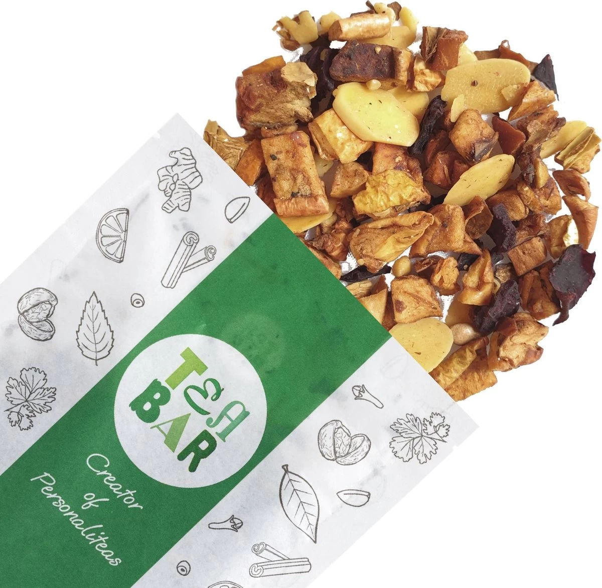 Notendroom - Losse Thee G - 50 Koppen Per 100 Gram 5 Notendroom - Losse Thee G - 50 Koppen Per 100 Gram - Afbeelding 3