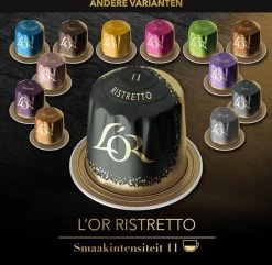 L'OR Espresso Ristretto (11) - 10 X 10 Koffiecups -Eten En Drinken 1200x1173 2