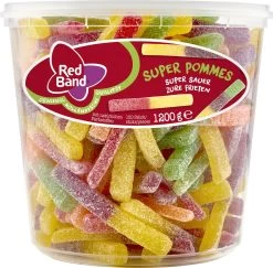 Red Band Zure Frieten 1 Pot à 100 Stuks - Zacht Snoep - Zure Winegums Met Fruitsmaak -Eten En Drinken 1200x1179 4