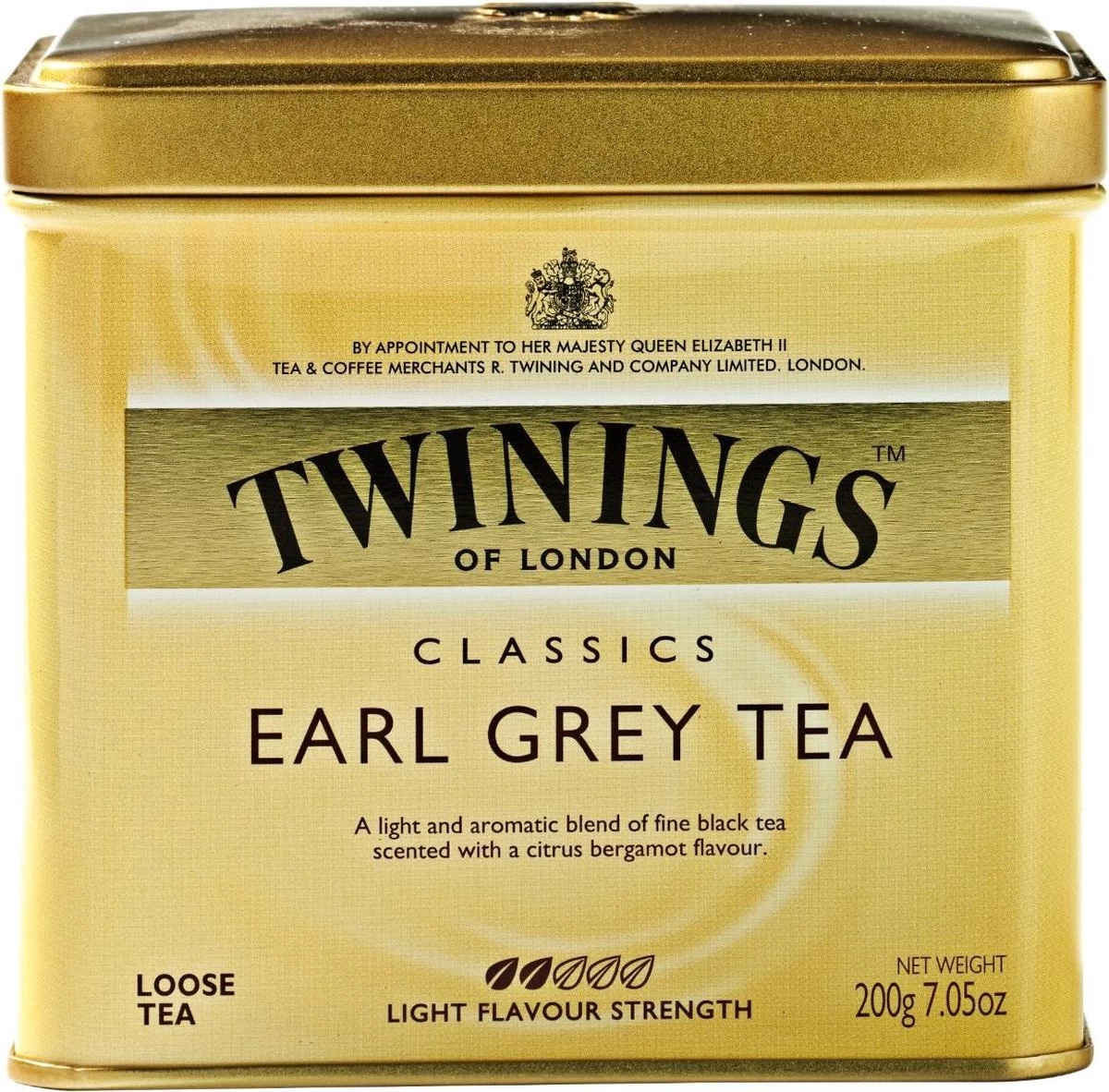 Earl Grey Thee Blikje Twinings Tea 200 Gram | Losse Thee 3 Earl Grey Thee Blikje Twinings Tea 200 Gram | Losse Thee