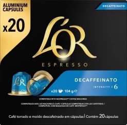 L'OR Espresso Decaffeinato (6) - 10 X 20 Koffiecups -Eten En Drinken 1200x1187 5
