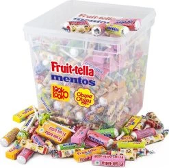 Mentos, Fruit-tella, Look-O-Look & Chupa Chups Mix Of Mini's XL - 2540g - Ca. 275 Stuks