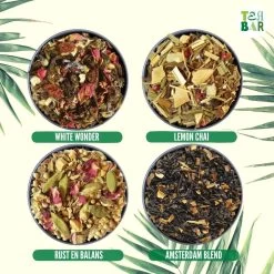 Houten Theekist Gevulde Theedoos Met 16 Blikjes Tea Bar Thee Theecadeau - Losse Thee G - 50 Koppen Per 100 Gram 17 Houten Theekist Gevulde Theedoos Met 16 Blikjes Tea Bar Thee Theecadeau - Losse Thee G - 50 Koppen Per 100 Gram -Eten En Drinken 1200x1200 12