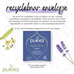 Pukka Night Time Thee, Met Haver, Kamille En Lavendel - 4 X 20 Zakjes - GB-BIO-05 -Eten En Drinken 1200x1200 138
