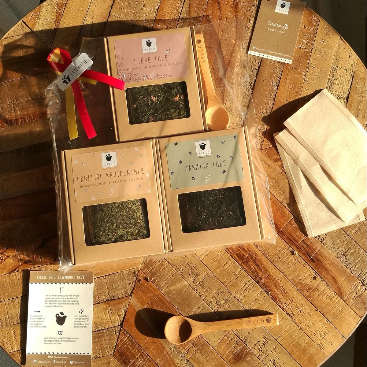 Thee Cadeau - Thee Geschenk - Thee Pakket 5 Thee Cadeau - Thee Geschenk - Thee Pakket - Afbeelding 3