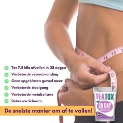 TeaTox™ 28 Dagen Afvallen Detox - Thee - Detox + E-book 30 Recepten -Eten En Drinken 1200x1200 189