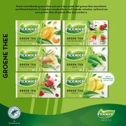 Pickwick Cranberry Groene Thee - 12 X 20 Zakjes -Eten En Drinken 1200x1200 191