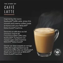 Starbucks By Dolce Gusto Caffè Latte Capsules - 36 Koffiecups 10 Starbucks By Dolce Gusto Caffè Latte Capsules - 36 Koffiecups -Eten En Drinken 1200x1200 271