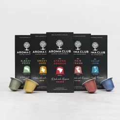 Aroma Club - Nespresso Compatible Capsules (120 St.) - No. 3 Strong George - Intensiteit 5/5 - Espresso - 100% Aluminium Koffiecups -Eten En Drinken 1200x1200 356