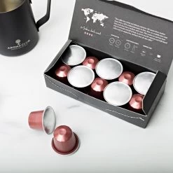 Aroma Club - Nespresso Compatible Capsules (120 St.) - No. 4 Fair Frank - Intensiteit 4/5 - Espresso - 100% Aluminium Koffiecups -Eten En Drinken 1200x1200 364